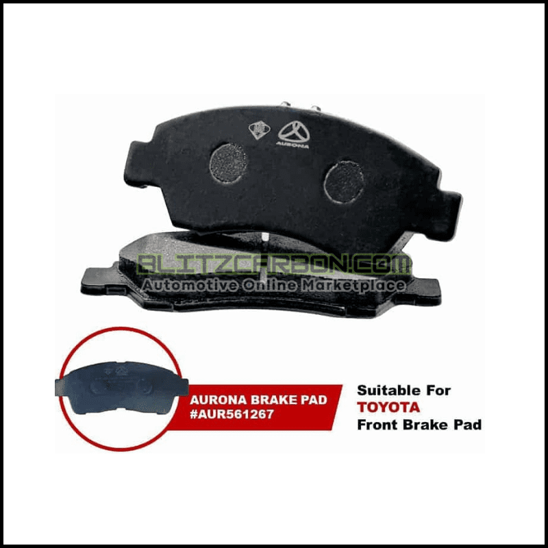 Aurona Brake Pad AUR561267 Front Camry Corolla Ipsum Picnic Prius RAV4