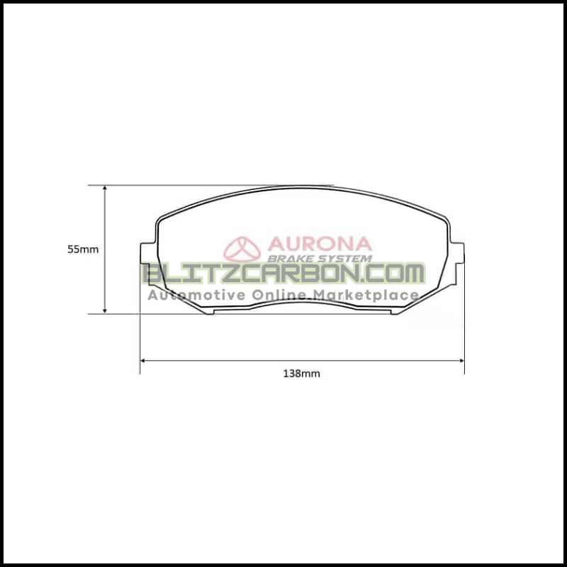 Aurona Brake Pad AUR561842 Front Grand Vitara