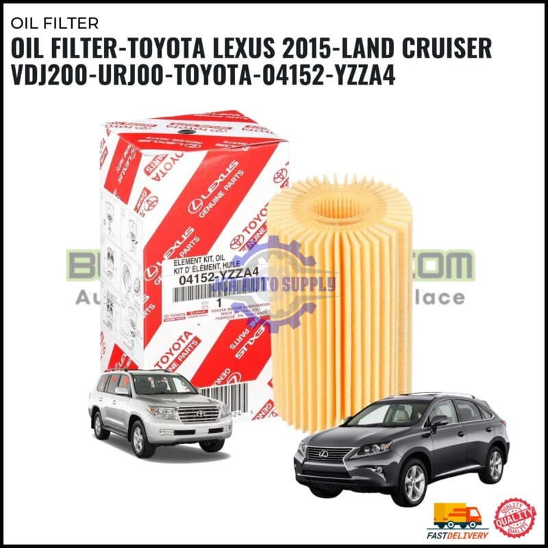 Oil Filter-Toyota Lexus 2015-Land Cruiser VDJ200-URJ00-Toyota-04152-YZZA4