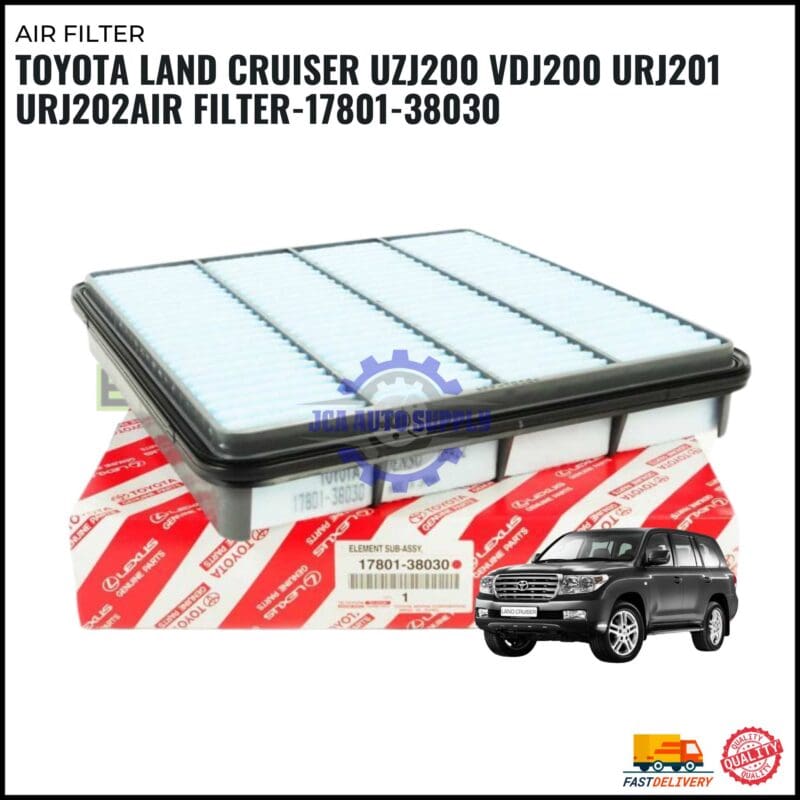 Air Filter-Toyota Land Cruiser UZJ200 VDJ200 URJ201 URJ202-Toyota Original-17801-38030