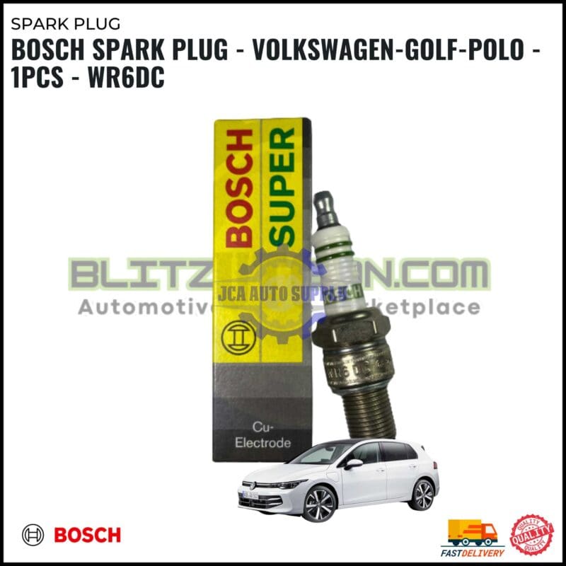 BOSCH Spark Plug - Volkswagen-Golf-Polo - 1PCS - WR6DC