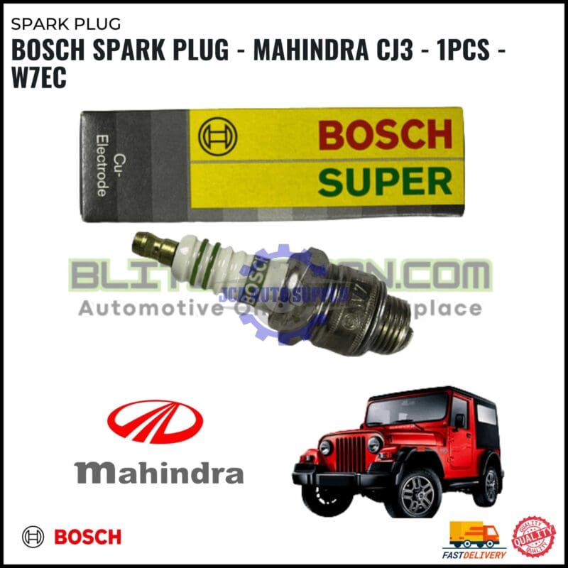 BOSCH SPARK PLUG - MAHINDRA CJ3 - 1PCS - W7EC