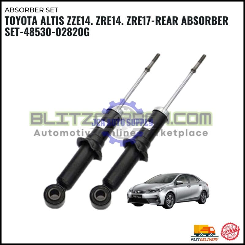 Toyota Altis ZZE14. ZRE14. ZRE17-Absorber Set Rear-48530-0280