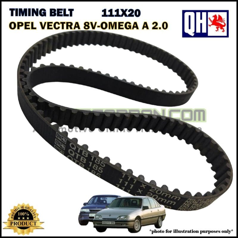 Tali Timing-Opel Vectra 8V 1.8cc 2.0cc-Omega A 2.0cc-Timing Belt-QHUK-QTB185 (111X20)