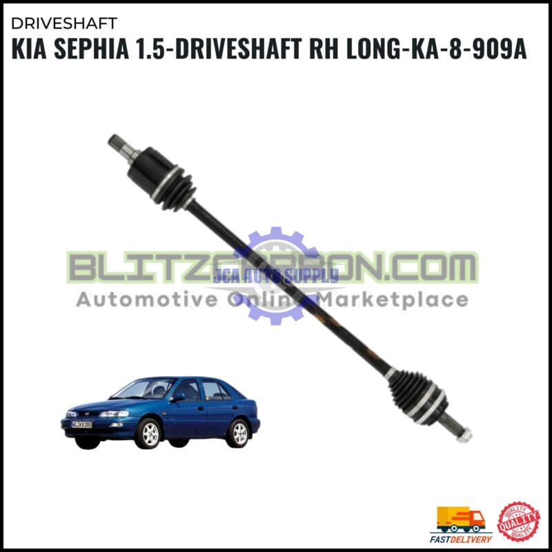 Kia Sephia 1.5-Driveshaft RH Long-KA-8-909A