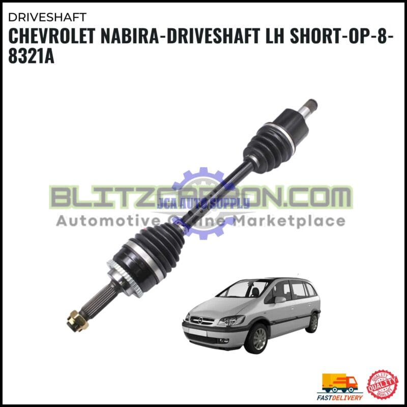 Chevrolet Nabira-Driveshaft LH Short-OP-8-8321A