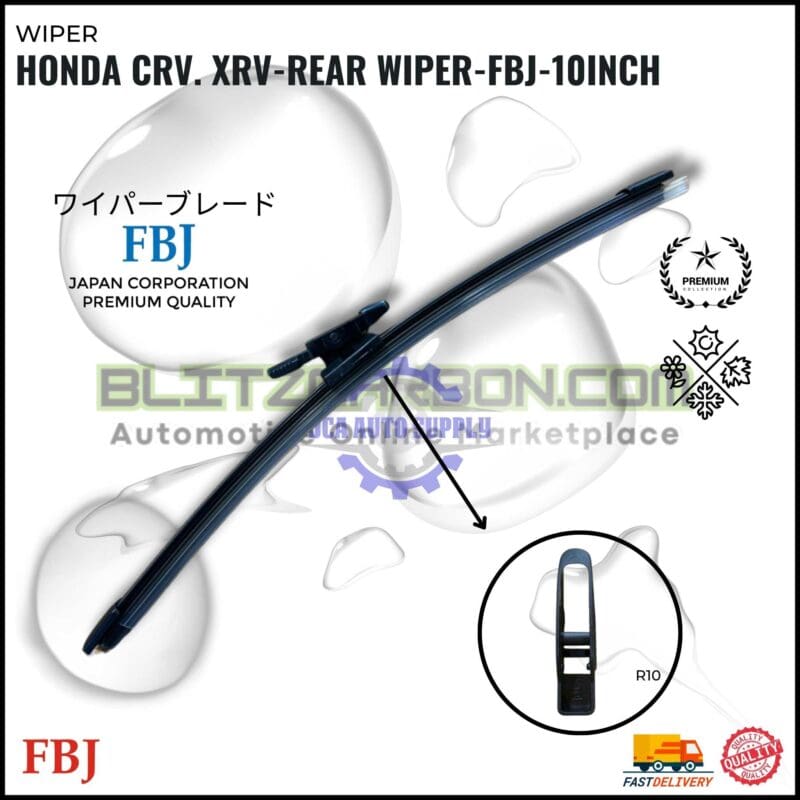 Honda CRV. XRV-Rear Wiper-FBJ-10inch