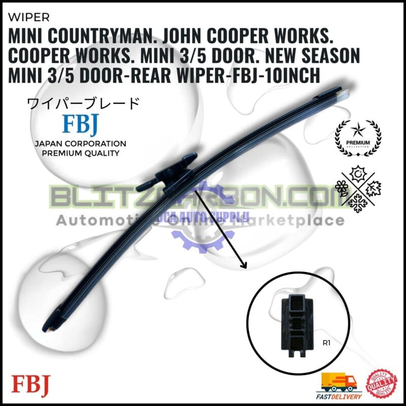 Mini Countryman. John Cooper Works. Cooper Works. Mini 3/5 Door. New Season Mini 3/5 Door-Rear Wiper-FBJ-10inch