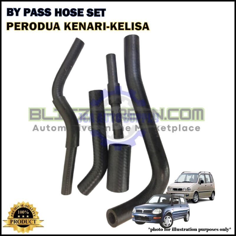Perodua Kelisa-Kenari-By Pass Hose Set-9004A