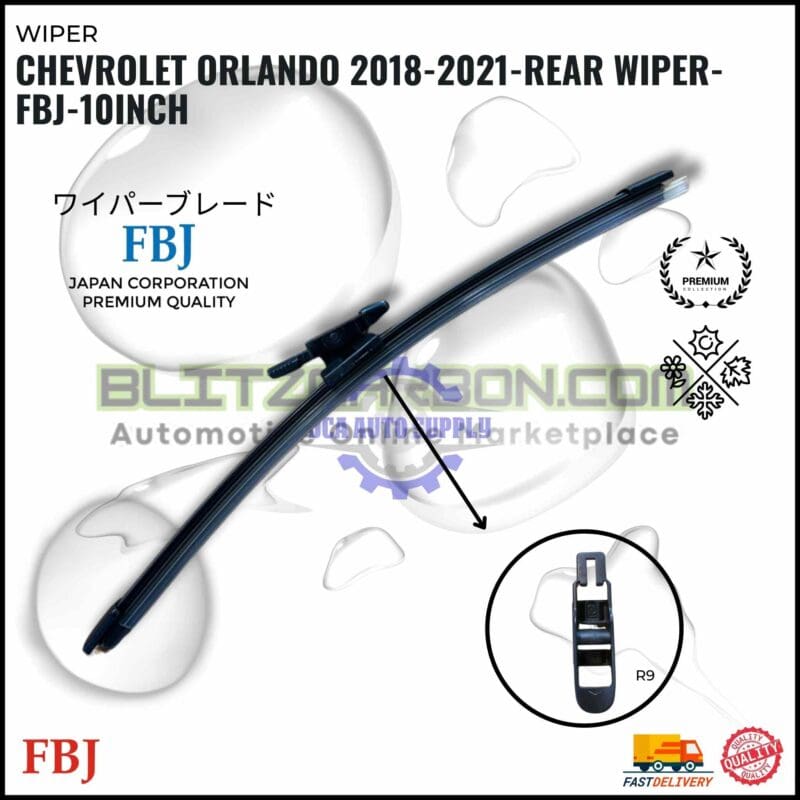 Chevrolet Orlando 2018-2021-Rear Wiper-FBJ-10inch
