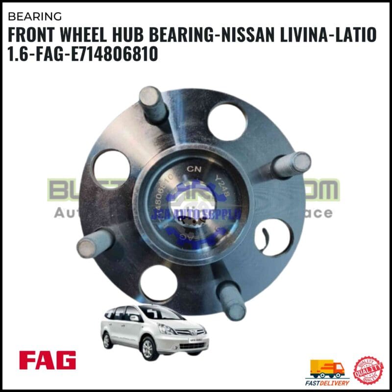 Front Wheel Hub Bearing-Nissan Livina-Latio 1.6-FAG-E714806810