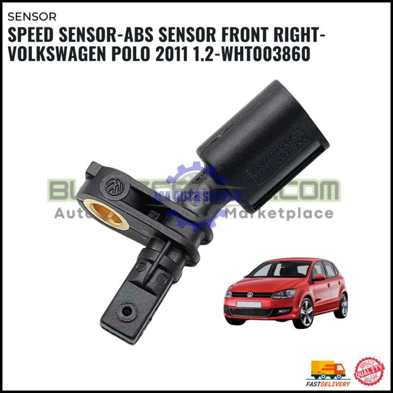 Speed Sensor-ABS Sensor Front Right-Volkswagen Polo 2011 1.2-WHT003860