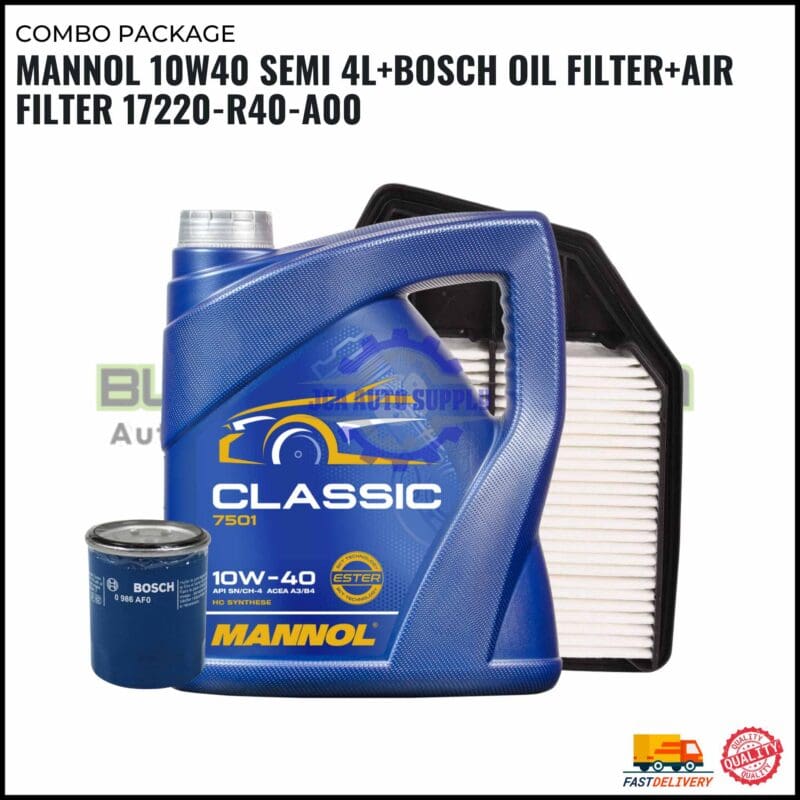 COMBO PACKAGE HONDA ACCORD TAO 2.4CC (YEAR 200-2012)-MANNOL PACKAGE