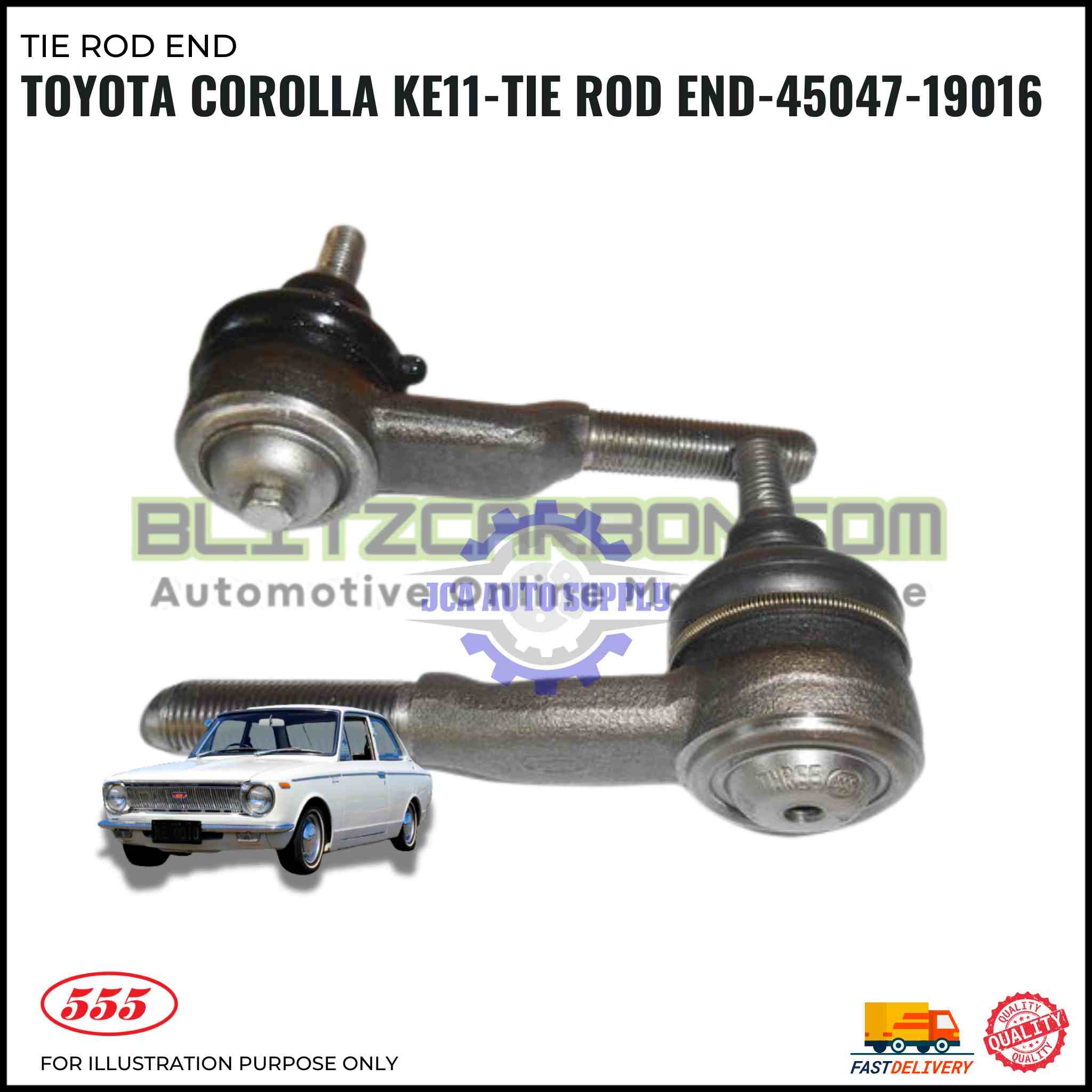 BLITZ TOYOTA COROLLA KE11-TIE ROD END-45047-19016