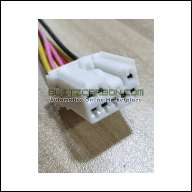 MITSUBISHI CARISMA, PAJERO V46 CRUISE POWER WINDOW SINGLE/SUB SWITCH SOCKET CONNECTOR WITH HARNESS WIRE