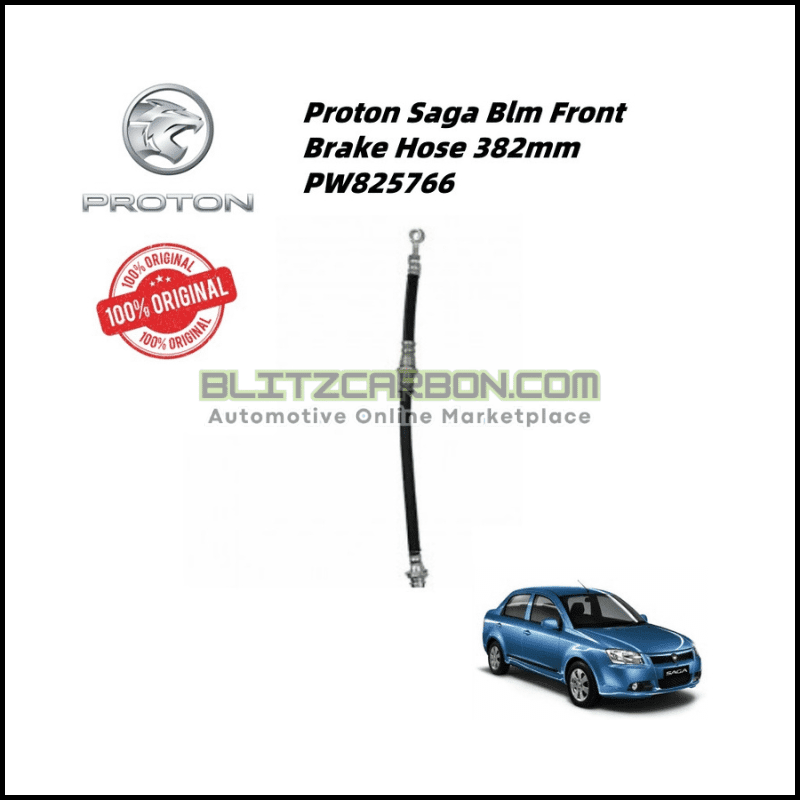 Proton Saga Blm Front Brake Hose 382mm PW825766