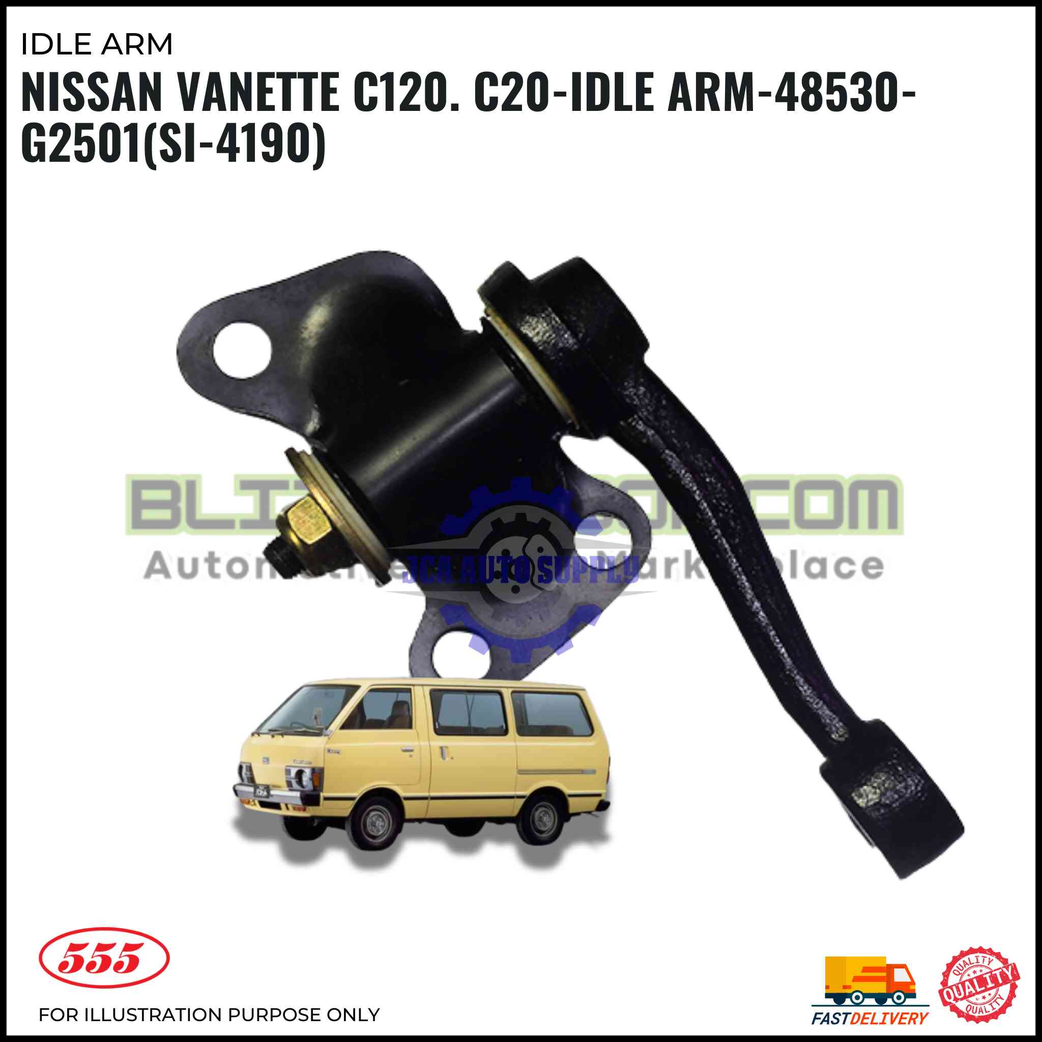 BLITZ NISSAN VANETTE C120. C20-IDLE ARM-48530-G2501(SI-4190)
