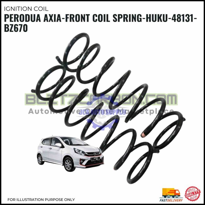 Perodua Axia-Front Coil Spring-HUKU-48131-BZ670