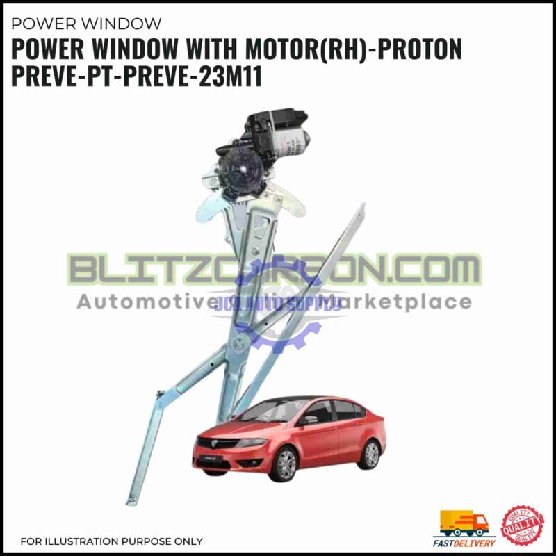 Power Window With Motor(RH)-Proton Preve-PT-PREVE-23M11