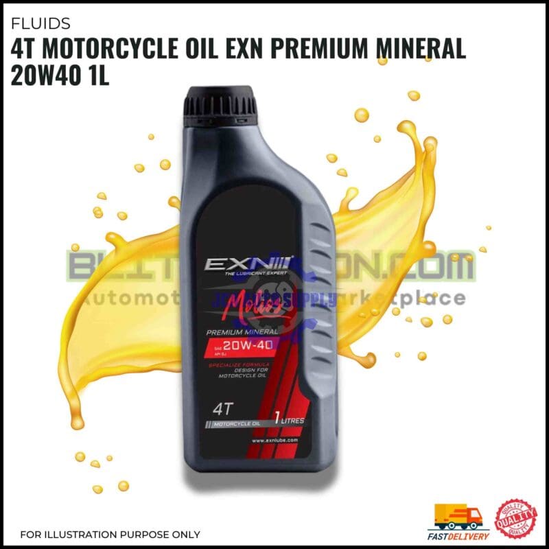 4T Motorcycle Oil EXN Premium Mineral 20W40 1L