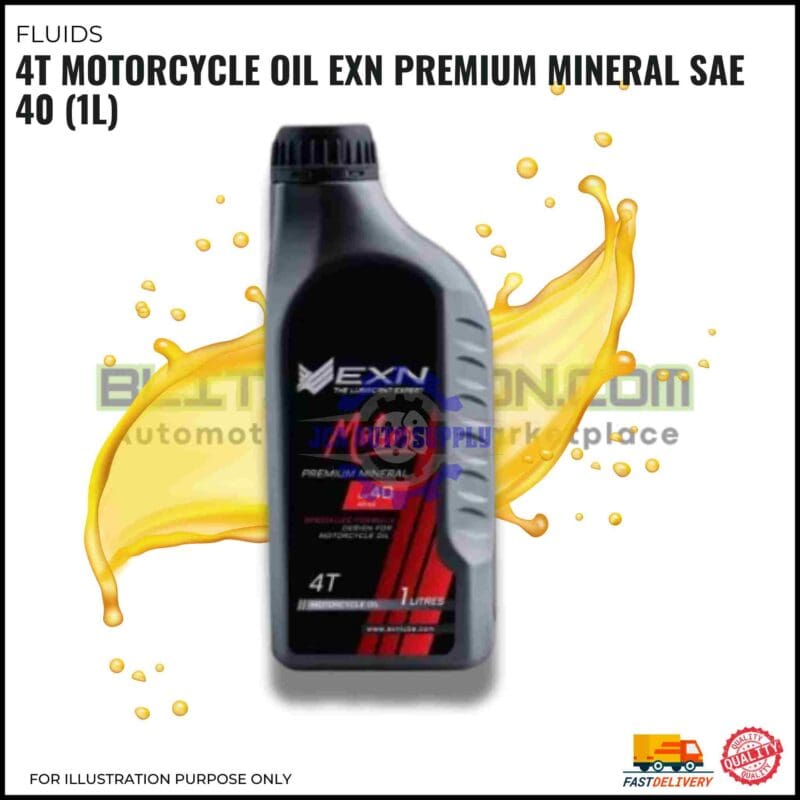 4T Motorcycle Oil EXN Premium Mineral SAE 40 (1L)