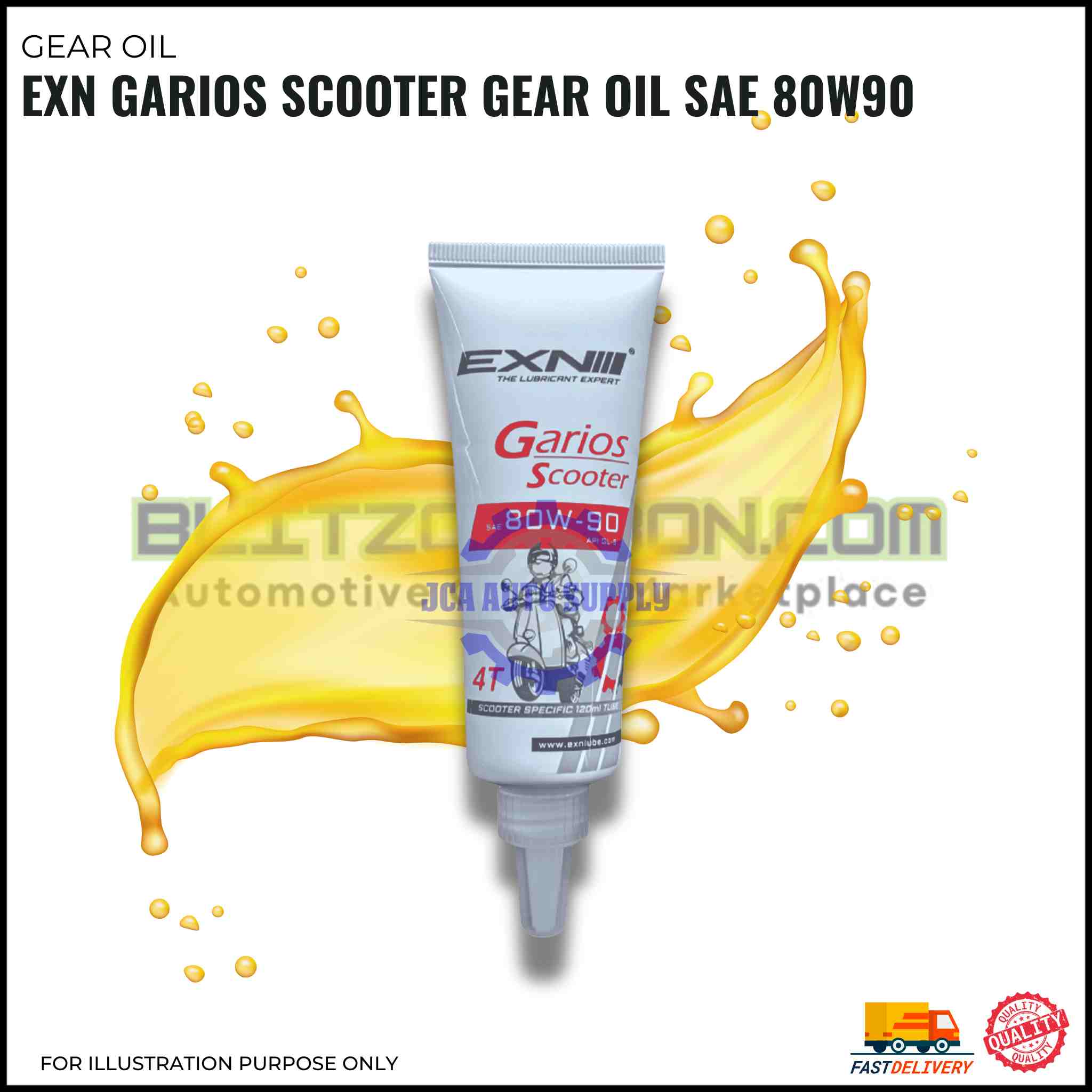 BLITZ EXN Garios Scooter Gear Oil SAE 80W90 (1)