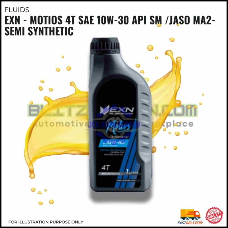 EXN - Motios 4T SAE 10W-30 API SM /JASO MA2-Semi Synthetic