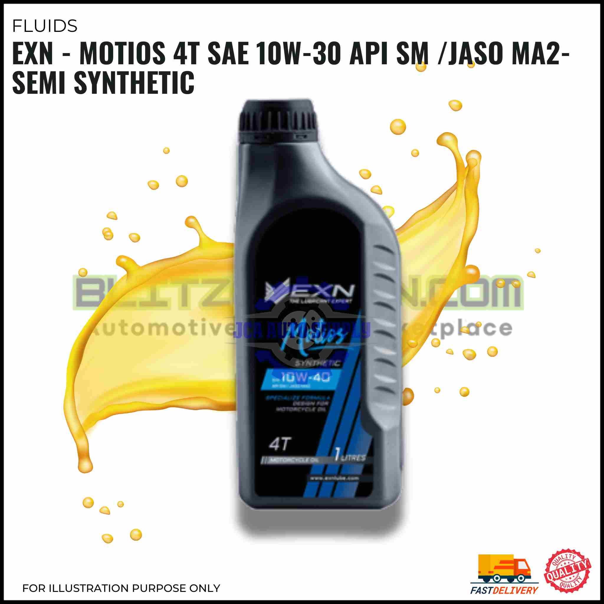 BLITZ EXN – Motios 4T SAE 10W-30 API SM JASO MA2-Semi Synthetic (2)