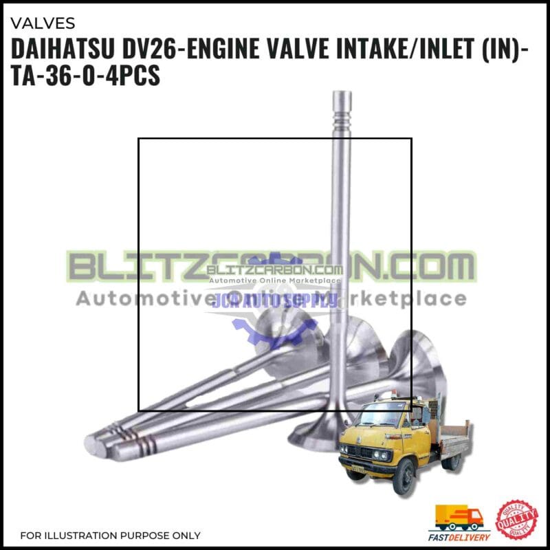 Intake Valve (IN) Set-Daihatsu DV26-TA-36-0