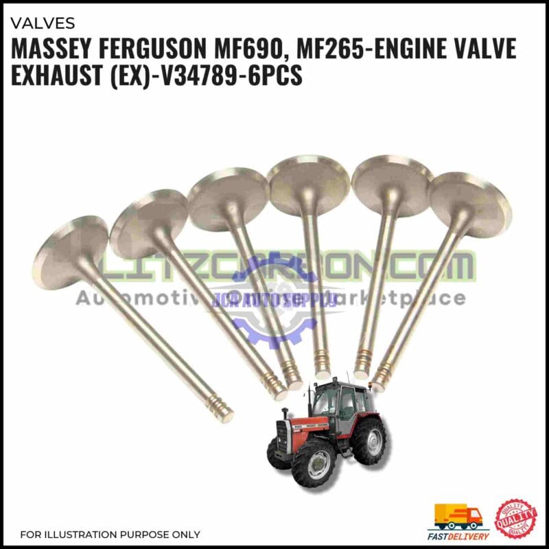 Exhaust Valve (EX) Set-Massey Ferguson Perkins-V34789