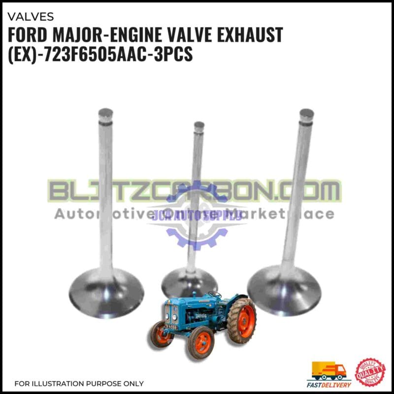 Exhaust Valve (EX)-Ford Major-723F6505AAC