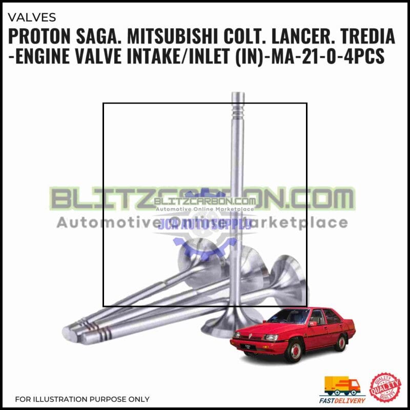 Intake Valve (IN) Set-Proton Saga. Mitsubishi Colt. Lancer. Tredia-MA-21-0