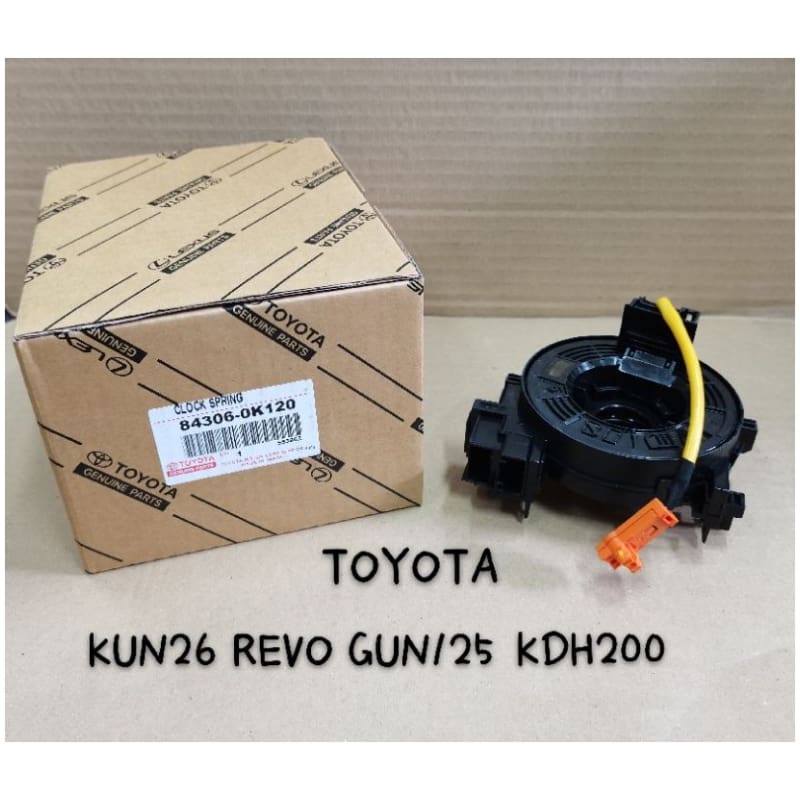 ORIGINAL TOYOTA GENIUNE HILUX REVO, FORTUNER, HAICE, CAMRY ASV50 & INNOVA AIR BAG CLOCK SPRING/SPIRAL CABLE WITH ANGLE S