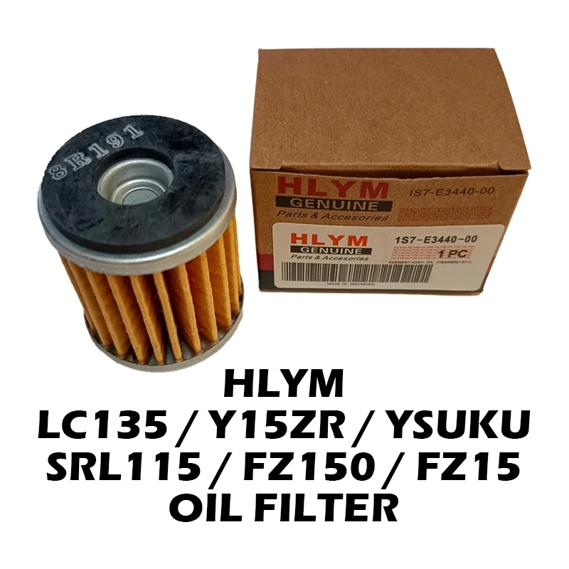 Yamaha LC135 / Y15ZR / SRL115 / FZ150 / FZ15 Oil Filter (Original HLYM)