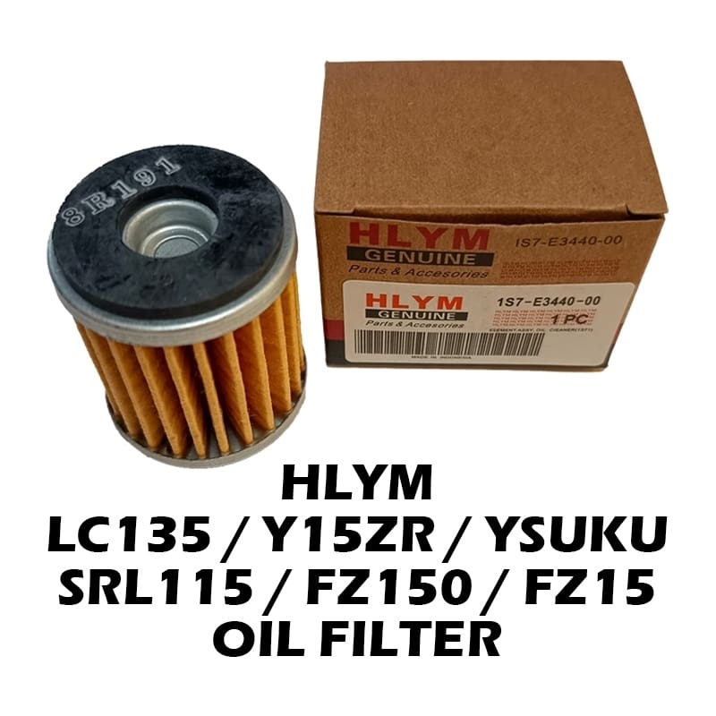 Yamaha LC135 / Y15ZR / SRL115 / FZ150 / FZ15 Oil Filter (Original HLYM)
