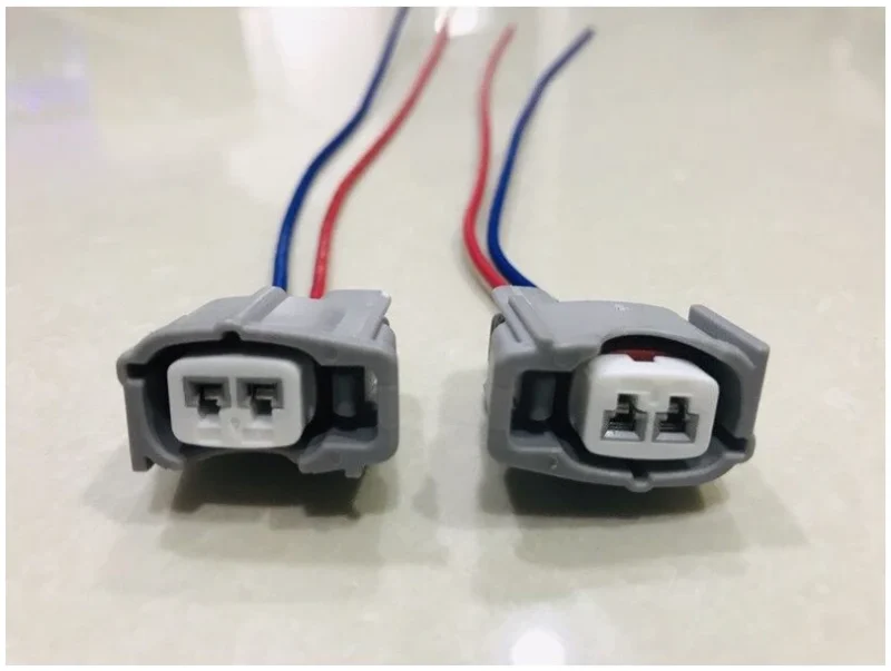 PERODUA MYVI TOYOTA KUN25,VIOS,MITSUBISHI TRITON FUEL INJECTION SOCKET CONNECTOR WITH HARNESS WIRE 2PINS