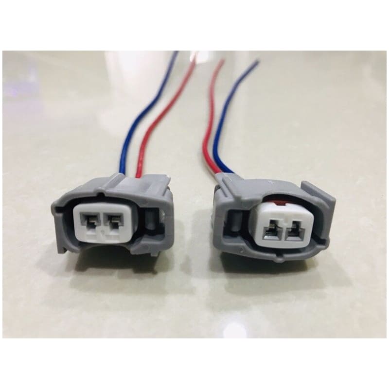 PERODUA MYVI TOYOTA KUN25,VIOS,MITSUBISHI TRITON FUEL INJECTION SOCKET CONNECTOR WITH HARNESS WIRE 2PINS