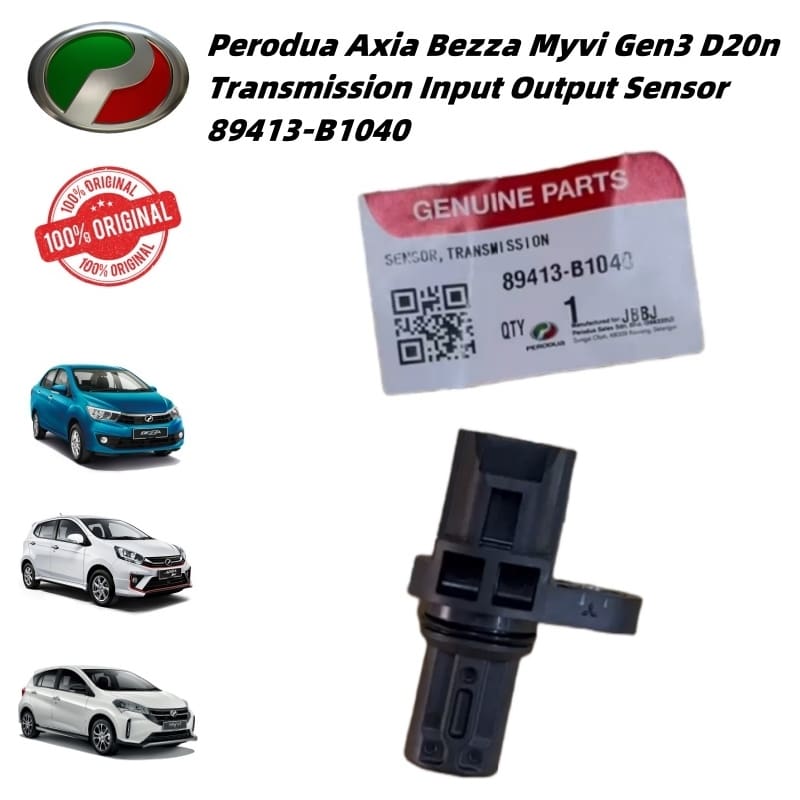Original Perodua Axia Bezza Myvi Gen3 Transmission Input Output Sensor 89413-B1040