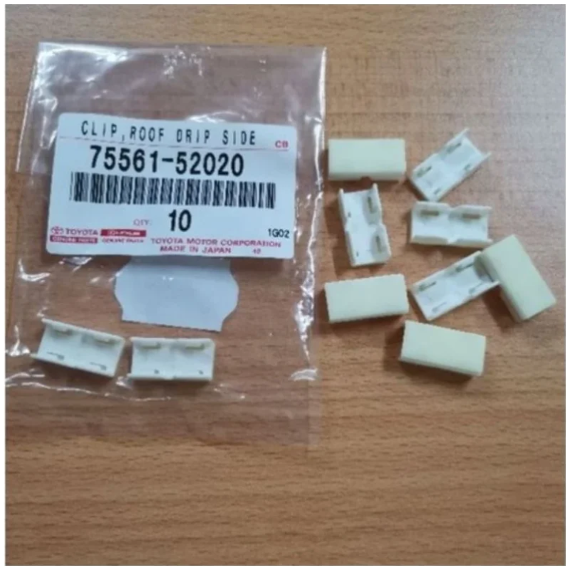 ORIGINAL TOYOTA INNOVA TGN40, ALTIS ZZE121, HILUX KUN25, VIGO ROOF MOULDING CLIP/GETAH BUMBUNG CLIP (75561-52020)