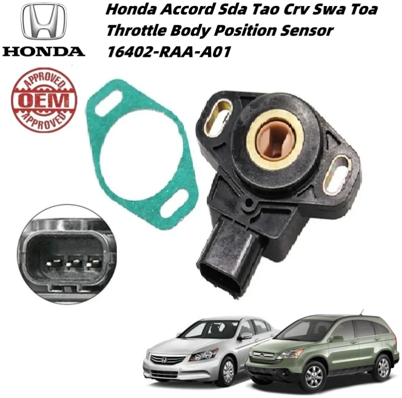 Honda Accord Sda Tao Crv Swa Toa Throttle Body Position Sensor 16402-RAA-A01