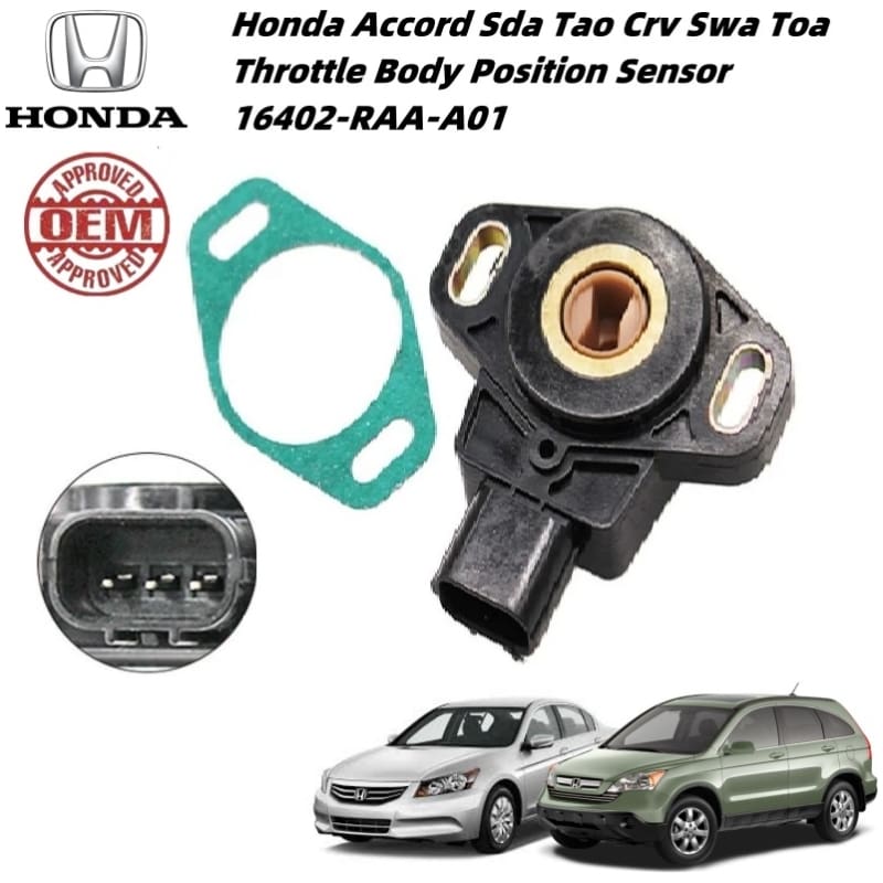 Honda Accord Sda Tao Crv Swa Toa Throttle Body Position Sensor 16402-RAA-A01