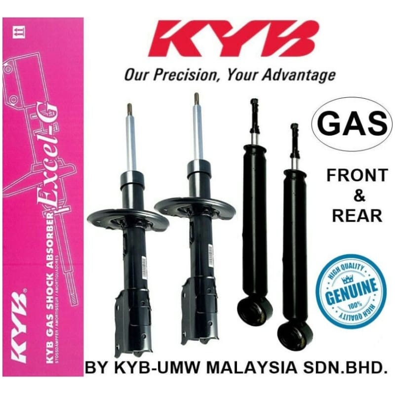 PROTON EXORA 1.6 CPS/BOLD ORIGINAL KYB SHOCK ABSORBER (NEW) FULL SET (GAS TYPE)