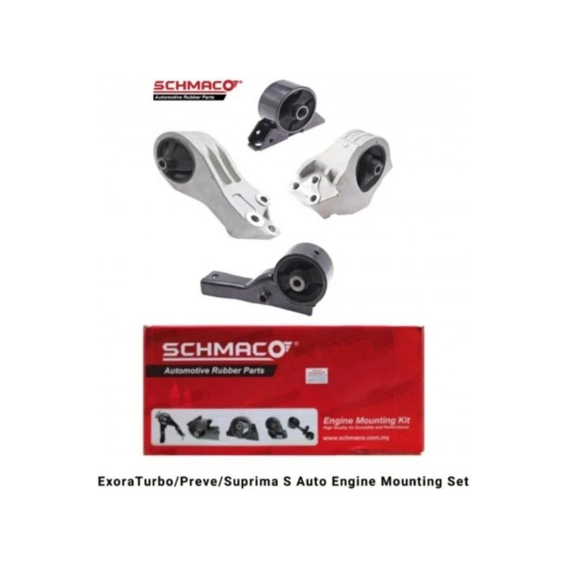 PROTON EXORA BOLD / PREVE / SUPRIMA S TURBO AUTO ENGINE MOUNTING SCHMACO BRAND ( 1SET )
