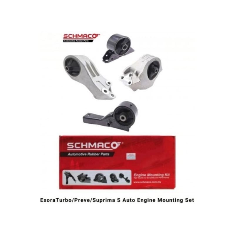PROTON EXORA BOLD / PREVE / SUPRIMA S TURBO AUTO ENGINE MOUNTING SCHMACO BRAND ( 1SET )