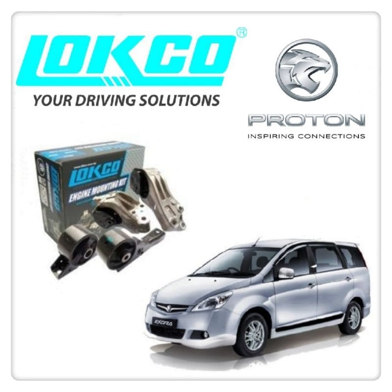 PROTON EXORA BOLD CFE TURBO ENGINE MOUNTING SET CAMPRO CVT 7-SPEED 1.6L (2012-2020) (4 IN 1 SET )