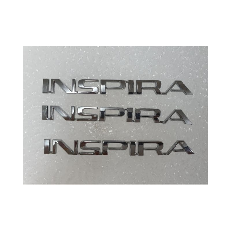 ORIGINAL PROTON INSPIRA REAR BONNET WORD EMBLEM LOGO FLAT BLACK