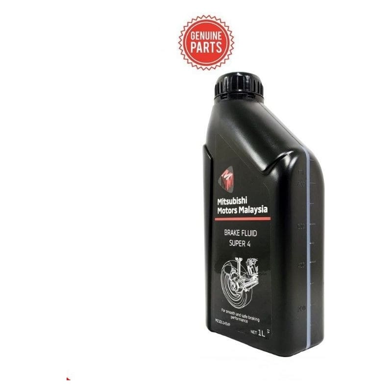 Mitsubishi Genuine Brake Fluid Super DOT 4 (1 Liter) – Original From Mitsubishi Motors Malaysia