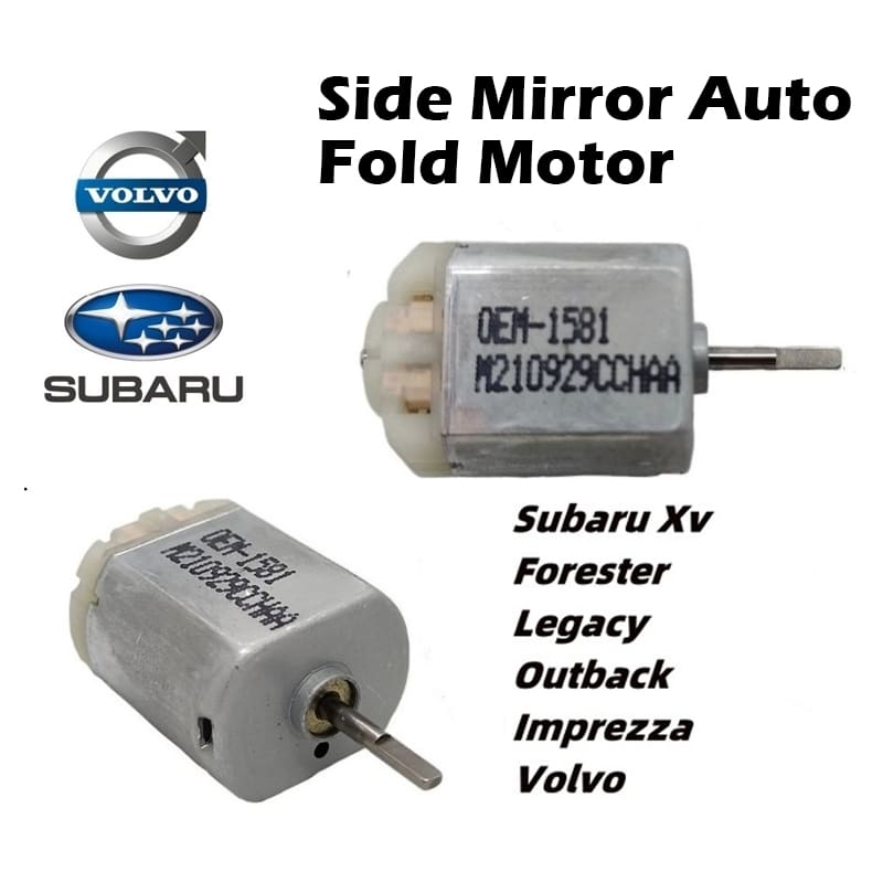 1581 Side Mirror Auto Fold Motor for Subaru XV, Forester, Impreza, Legacy, Outback, Tribeca & Volvo