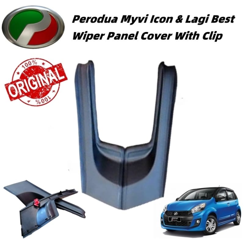 Original Perodua Geniune Myvi Icon & Lagi Best Wiper Panel Cover With Clip