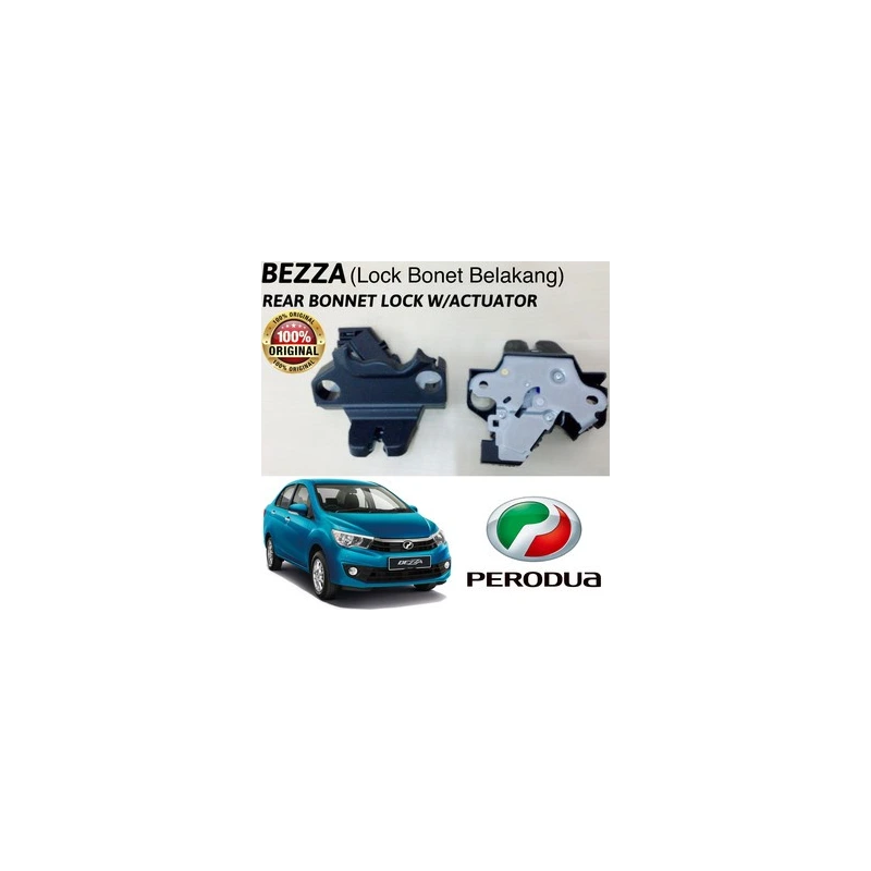 ORIGINAL PERODUA GENIUNE BEZZA REAR BONNET LOCK & BOOT LOCK